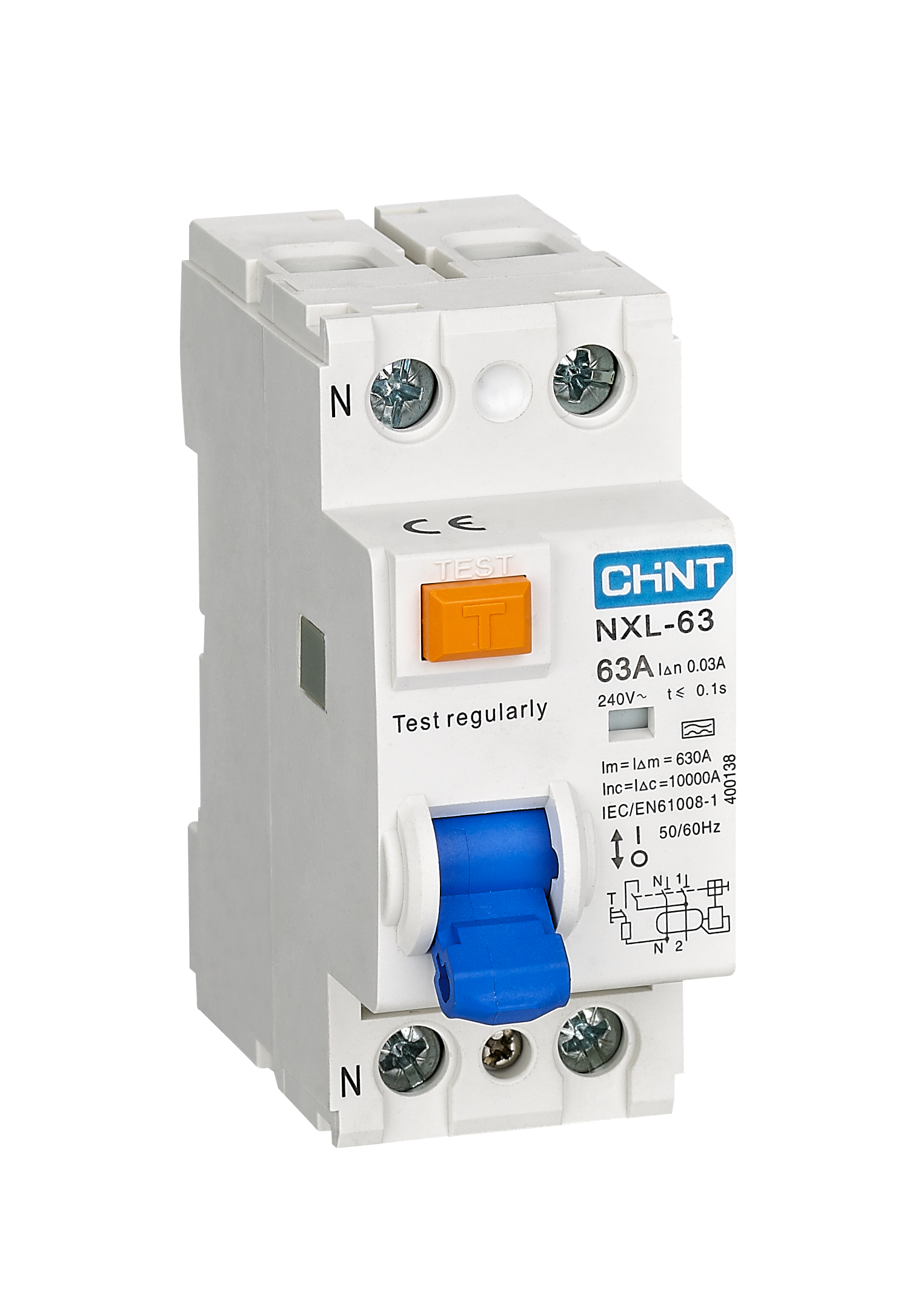 NXL-63 Residual Current Operated Circuit Breaker  without over-current protection (Magnetic)